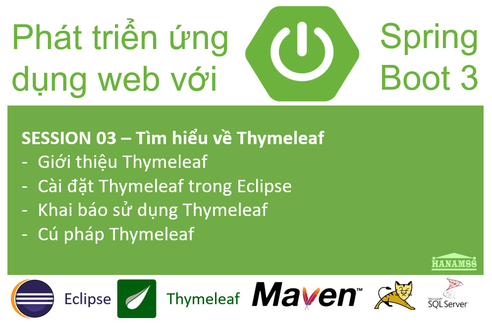 Giới thiệu và cài đặt Thymeleaf trong Eclipse